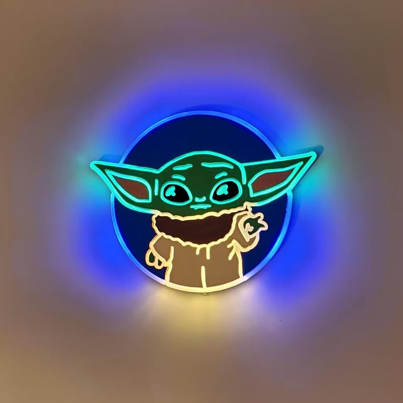 Grogu (Baby Yoda) Neon Sign