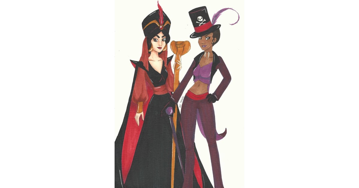 Jasmine And Tiana As Jafar And Doctor Facilier Disney Free Download