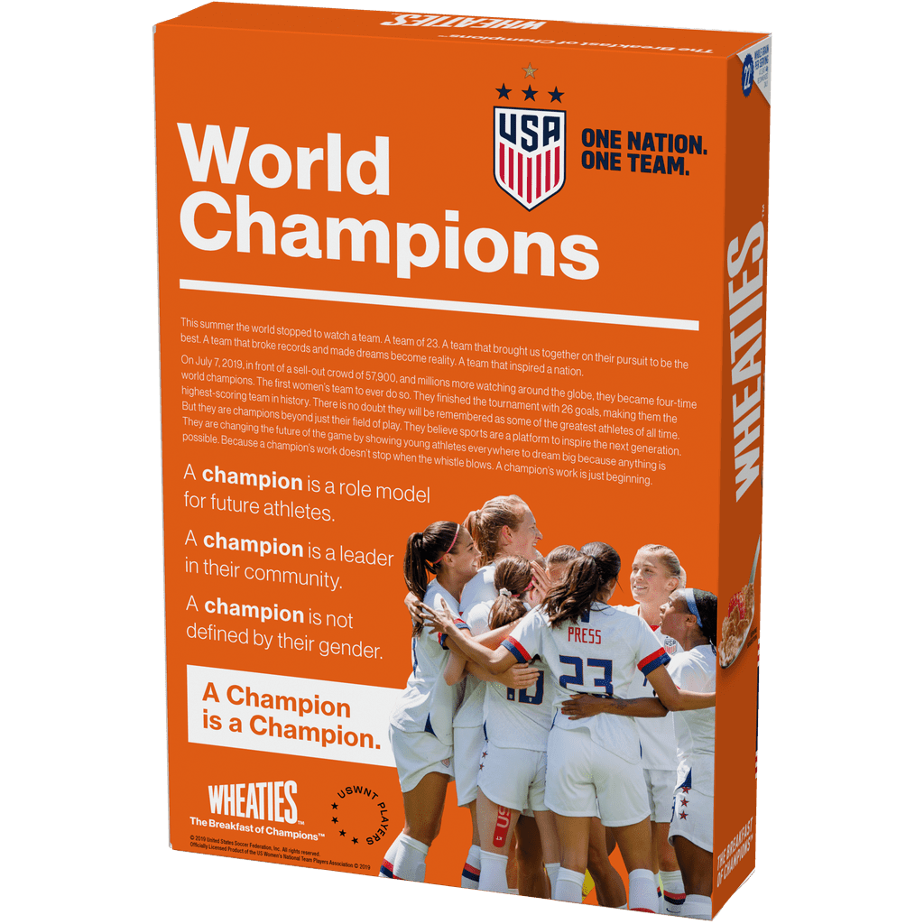 USWNT World Cup Wheaties Box