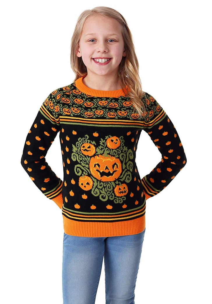 Pumpkin Patch Child Halloween Sweater Ugly Halloween Sweaters For
