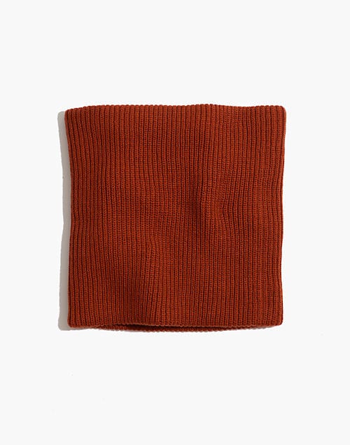 Ribbed Wool Neck Warmer