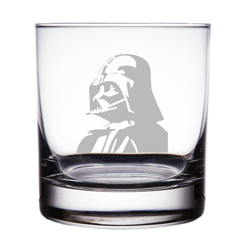 Star Wars Inspired Pint Glass Set of 4 Rebel Alliance, Mandalorian