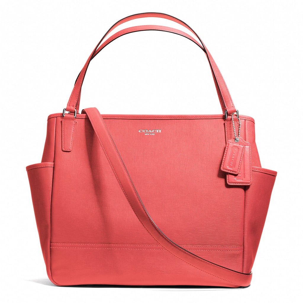 Coach Baby Bag Tote in Saffiano Leather | New Diaper Bags For Spring 2014 | POPSUGAR Moms Photo 6