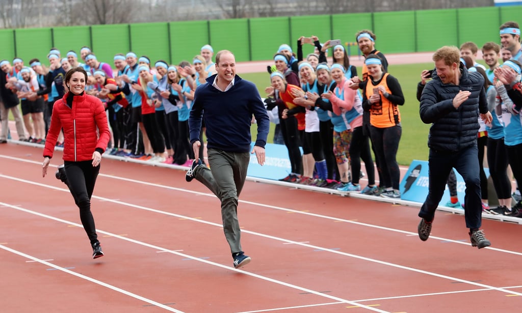 Pictures of Prince William and Prince Harry Playing Sports