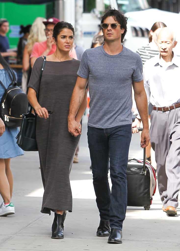 Nikki Reed and Ian Somerhalder Out in NYC September 2016