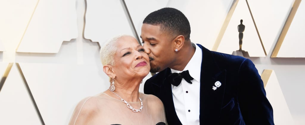 Michael B. Jordan and His Mom at the 2019 Oscars