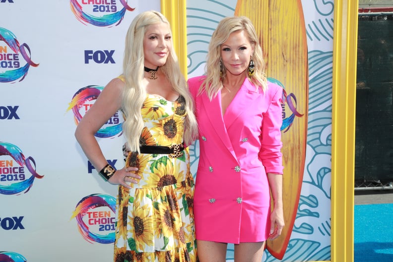 Tori Spelling and Jennie Garth at the Teen Choice Awards 2019