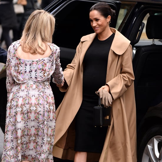 Meghan Markle Cow Print Gianvito Rossi Shoes January 2019