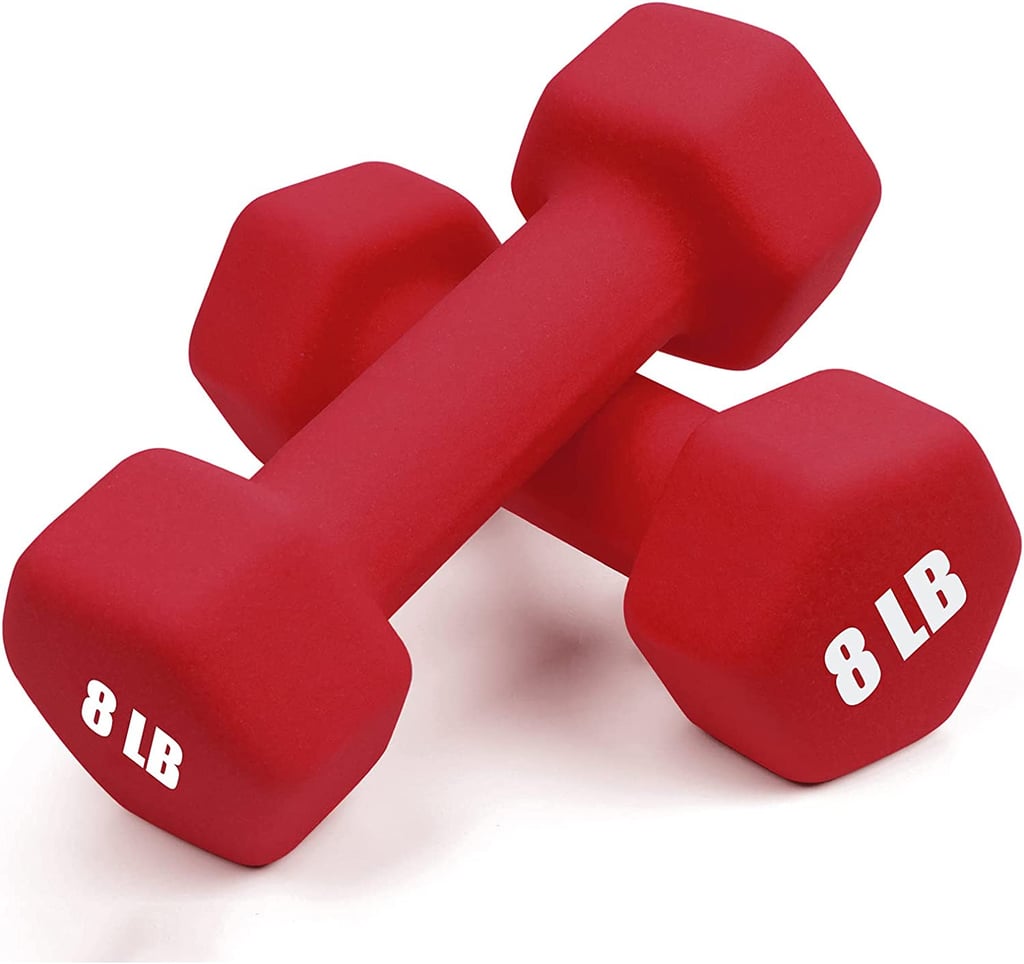 Fitness and Wellness: Portzon Set of 2 Neoprene Dumbbells