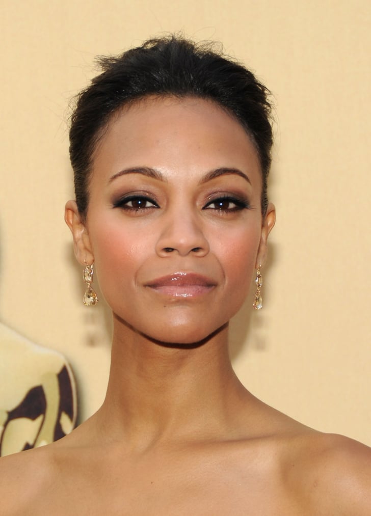 Zoe Saldana | The Best Beauty Looks at the 2010 Oscars | POPSUGAR