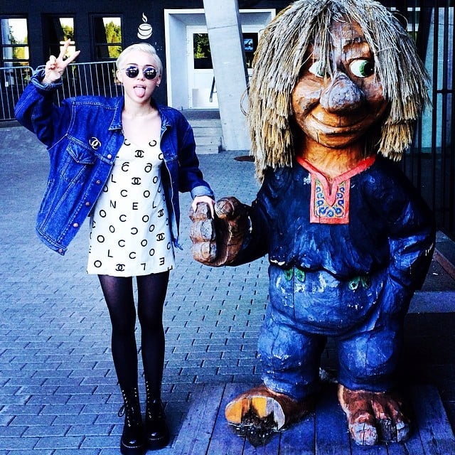 Miley Cyrus found a new friend.
Source: Instagram user mileycyrus
