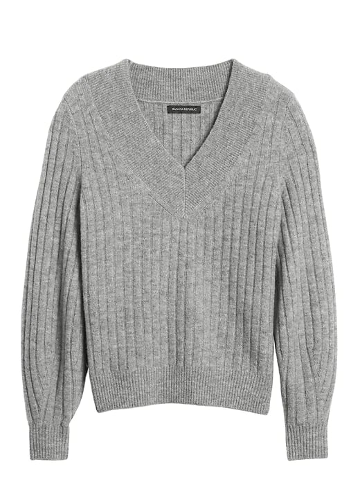 Aire Ribbed V-Neck Sweater | Best Banana Republic Pieces to Buy For ...