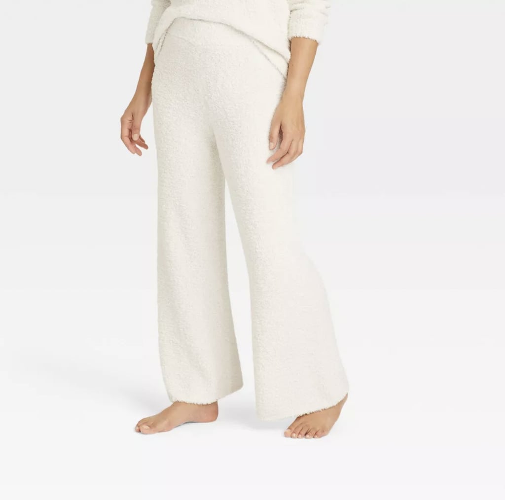 For the Lounge-Lover: Stars Above Cozy Feather Yarn Wide Leg Pants