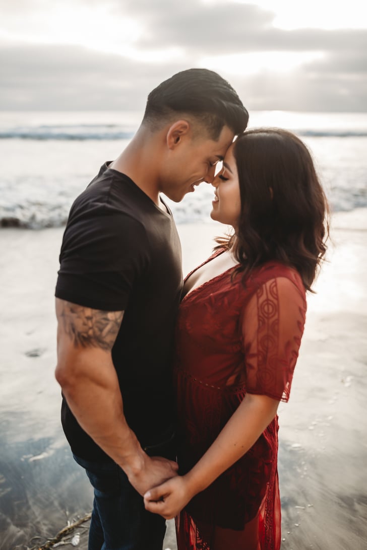 This Couple Met Right Before Taking These Sexy Beach Photos Popsugar