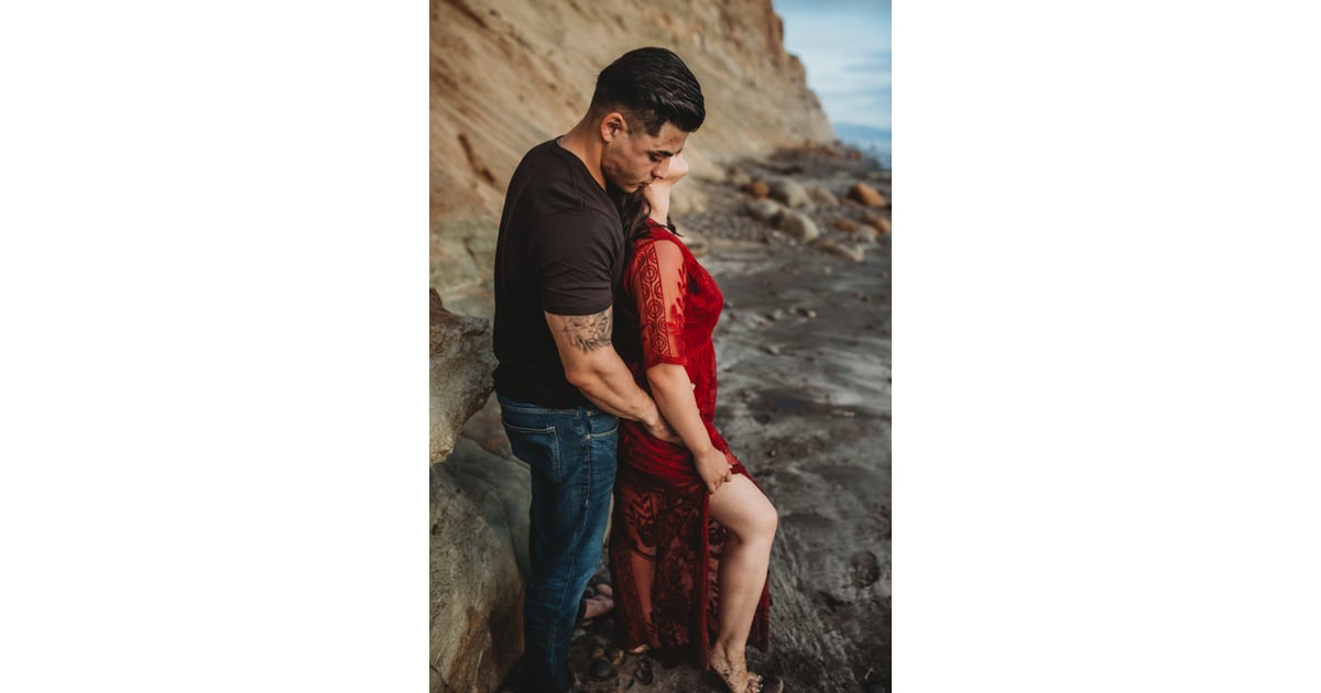 This Couple Met Right Before Taking These Sexy Beach Photos Popsugar Love And Sex Photo 11