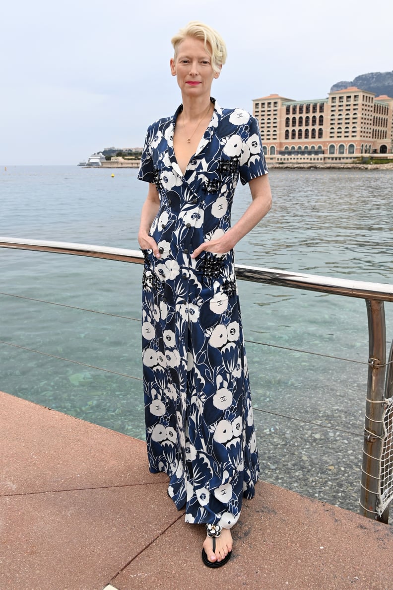 Tilda Swinton at the Chanel Cruise 2023 Runway Show