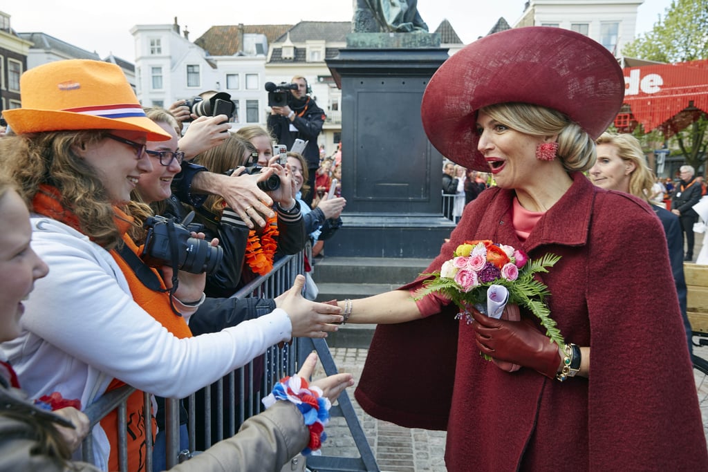 Queen Maxima of the Netherlands' Happy Faces