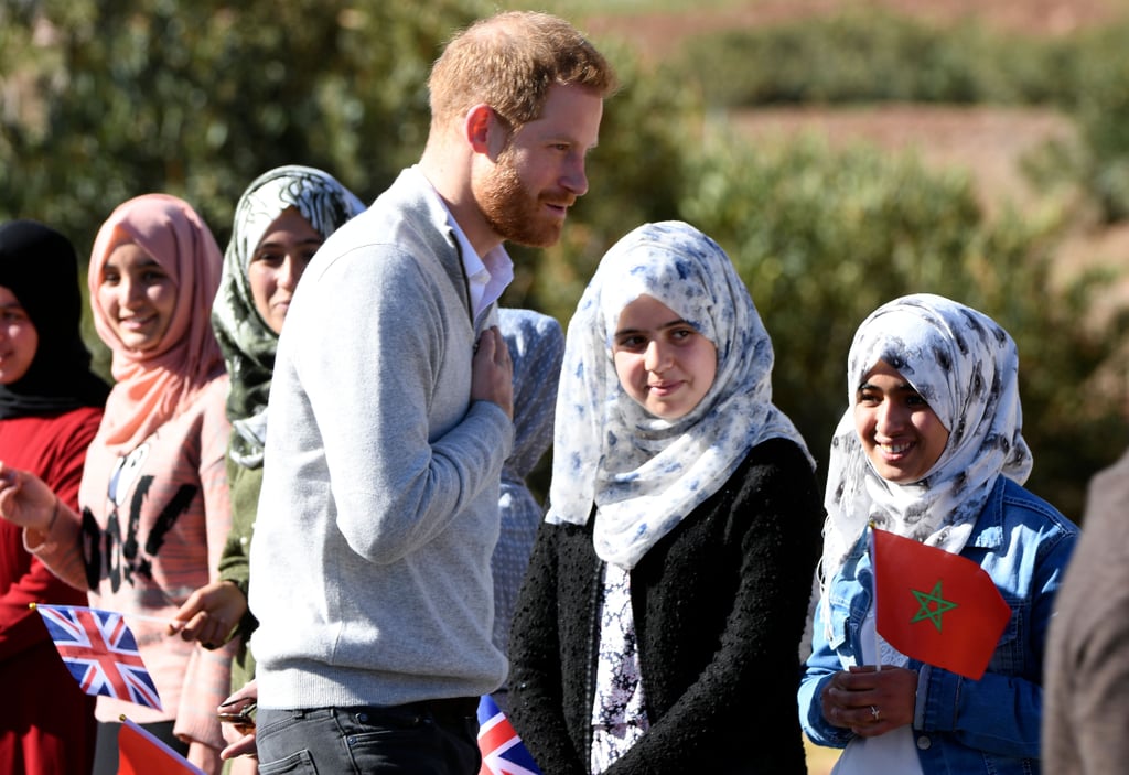 Prince Harry and Meghan Markle With Kids in Morocco Pictures