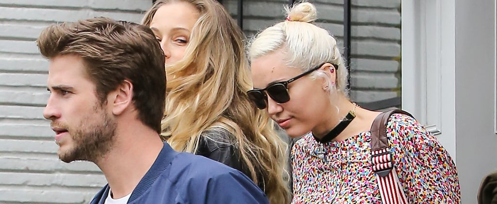 Miley Cyrus and Liam Hemsworth Out in LA April 2016