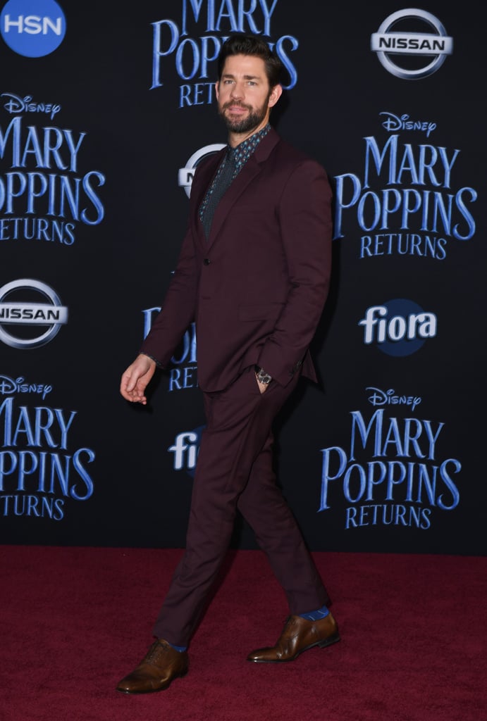 Emily Blunt and John Krasinski Mary Poppins Premiere Photos