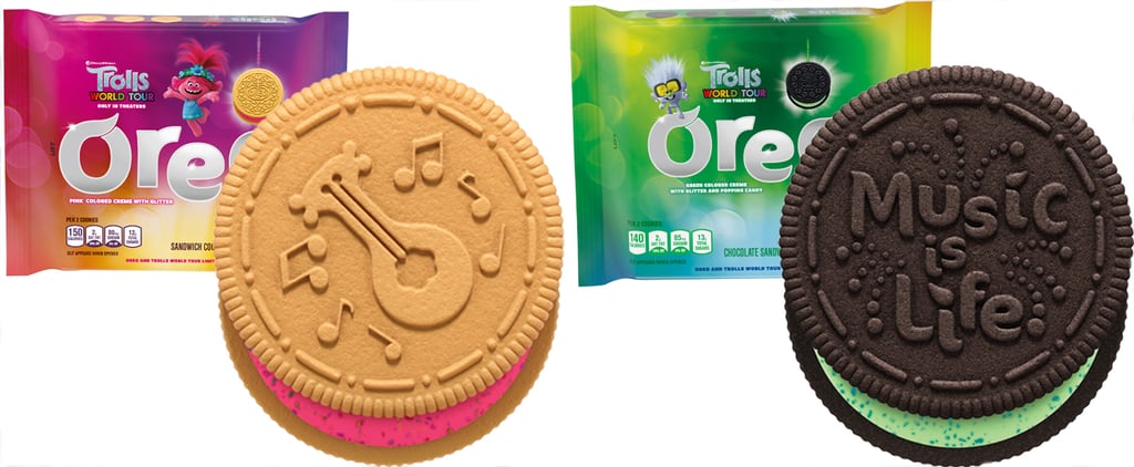 Oreo's Trolls Cookies Have Glittery Pink and Green Fillings