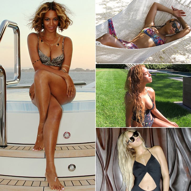 diagonal Dense Embed Beyonce Bikini Pictures | POPSUGAR Celebrity