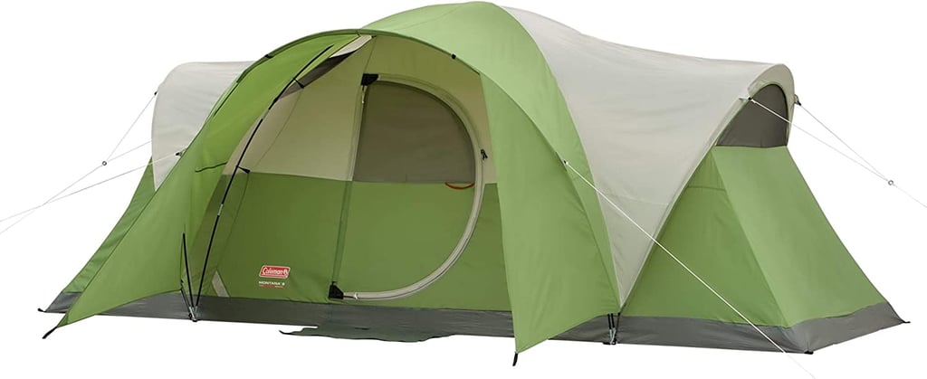 A Tent: Coleman 8-Person Tent For Camping