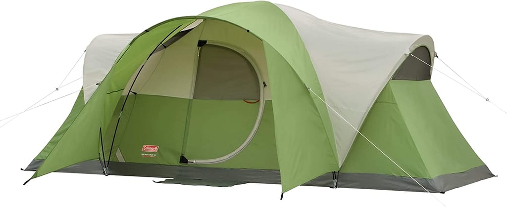 A Tent: Coleman 8-Person Tent for Camping