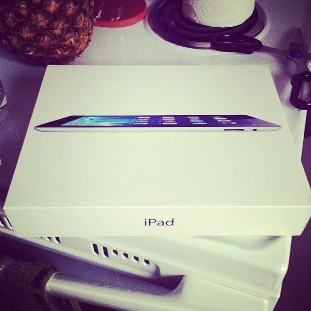 An iPad to Use Hashtagged #imaluckywoman