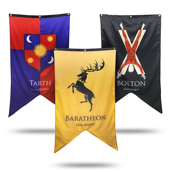 Game of Thrones House Banners