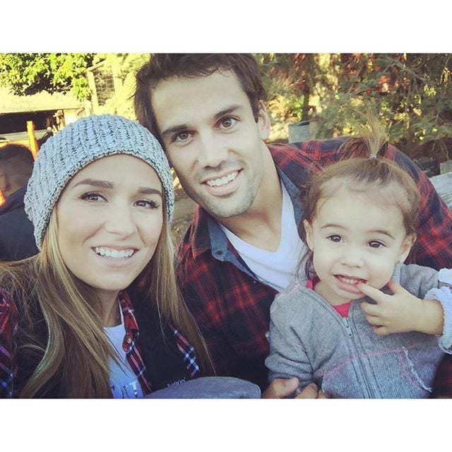 "Family shot! Except little Eric got cut out in his front carrier ."