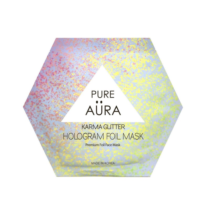 For Revitalized and Moisturized Skin: Pure Aura Karma Glitter Foil Mask