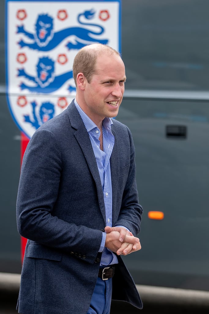 Prince William With England's Soccer Team June 2018