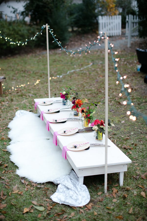 Kids' Table Backyard Movie Party For Kids POPSUGAR Family Photo 4