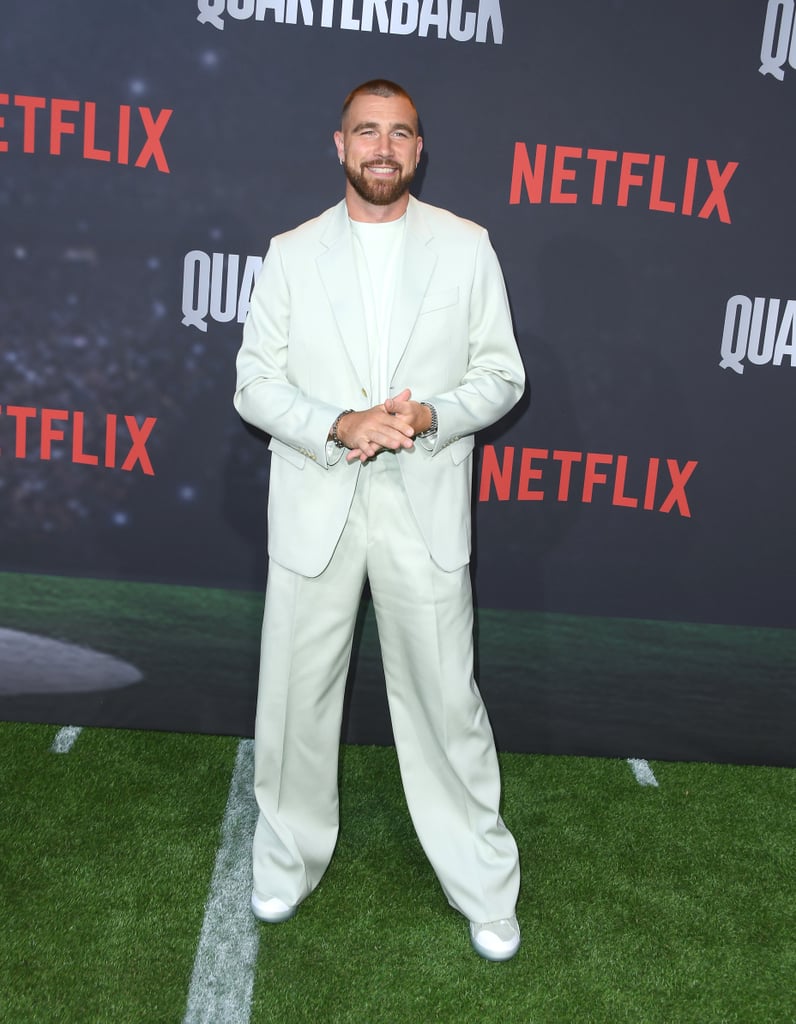 Travis Kelce at the "Quarterback" Premiere