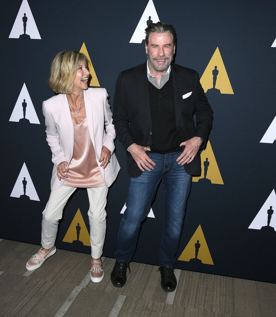 John Travolta Olivia Newton John at Grease Event August 2018