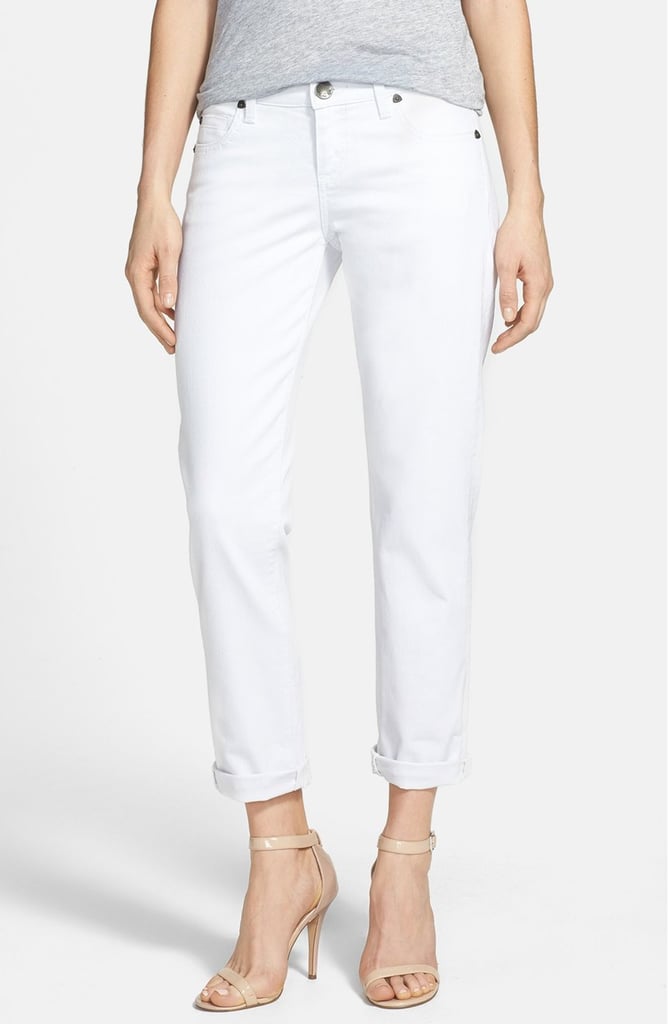 Kloth Catherine Boyfriend Jeans (White 