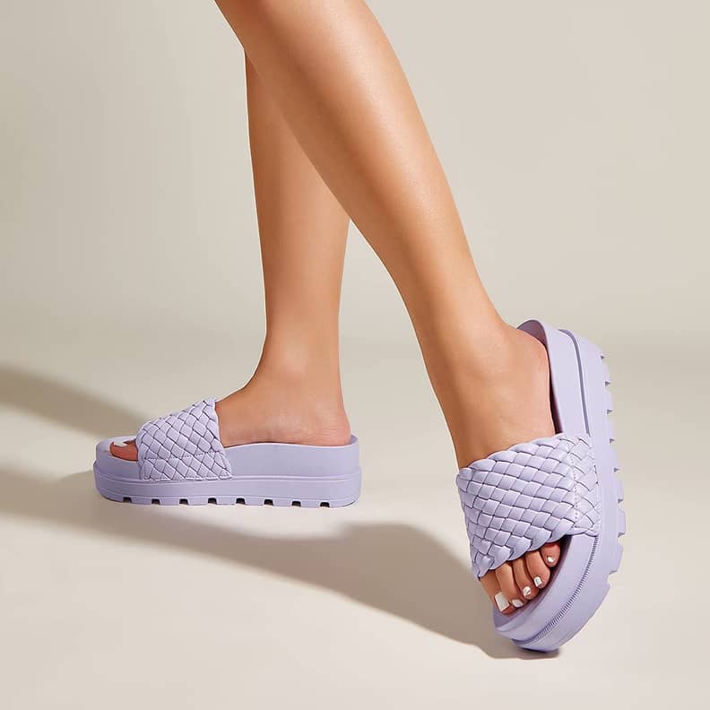 Womens cheap platform sliders