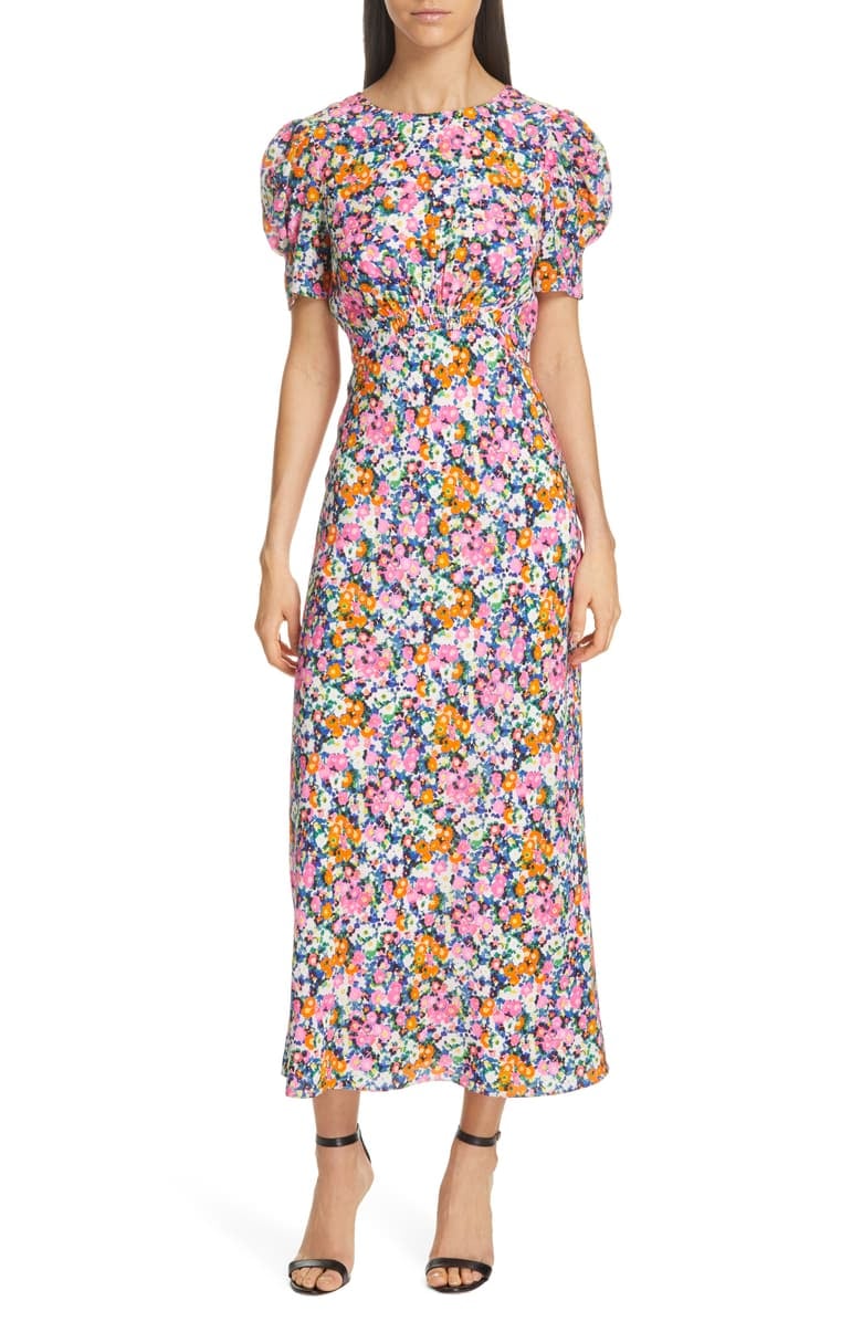 Saloni bianca floral dress 2025