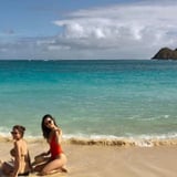 Olivia Munn's One-Piece Swimsuit Plunges Further Than You Thought Possible