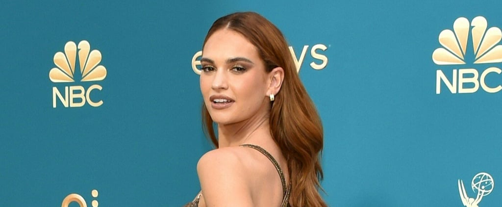 Lily James's Copper Hair Colour at Emmys 2022