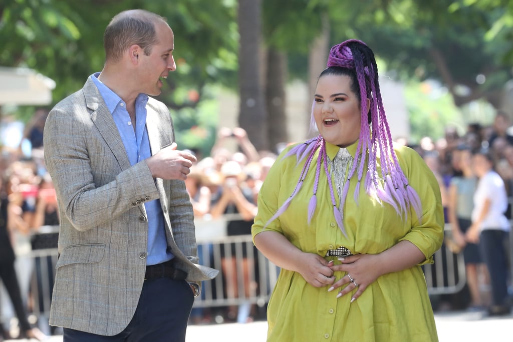 Prince William Meeting Eurovision Winner, Netta Barzilai