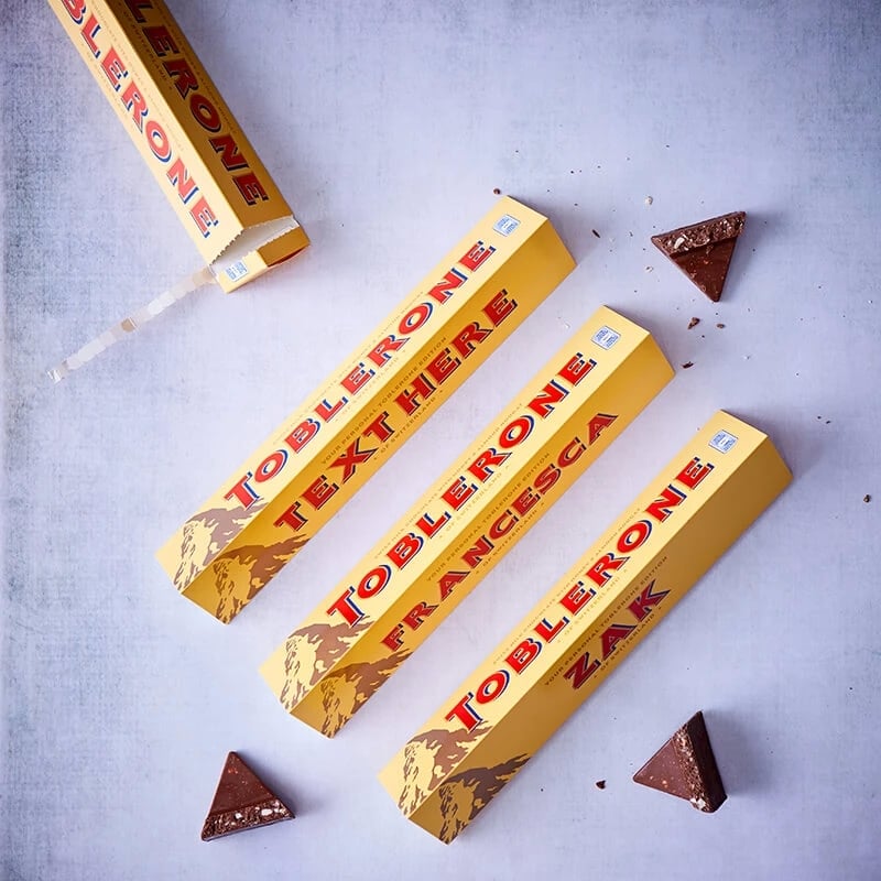 Personalised Toblerone Bar