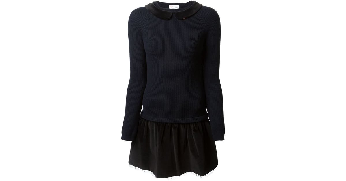 The MixedMaterial Sweater Dress Sweater Dresses For Fall POPSUGAR