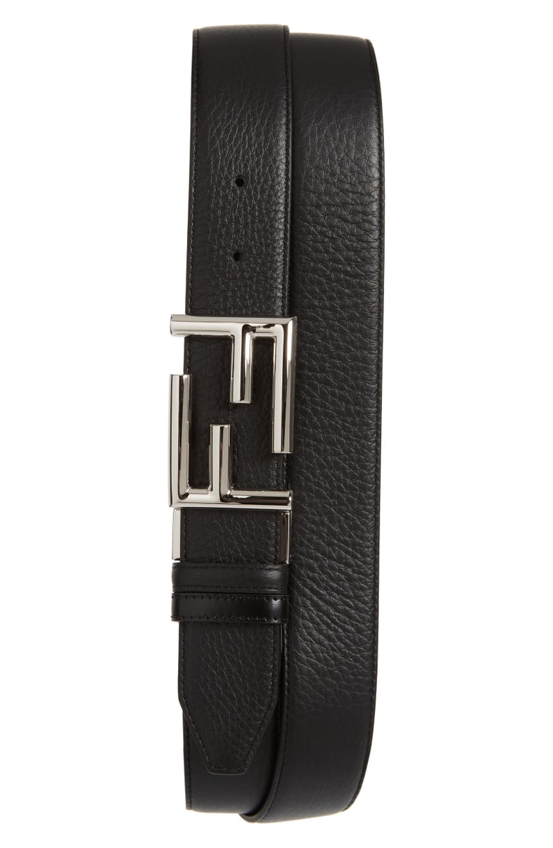 A Reversible Belt: Fendi FF Logo Buckle Reversible Leather Belt