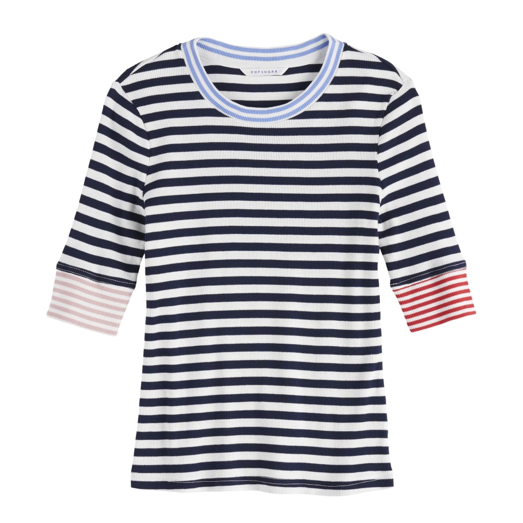 Fresh Fall Fashion Under $100: POPSUGAR Contrast Stripe Long Sleeve