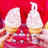 These Candy Cane Soft Serve