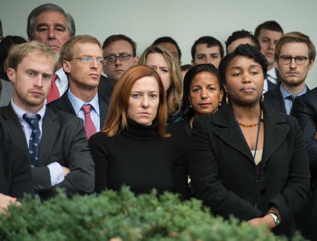 Pictures of President Obama's Staff After Trump's Win