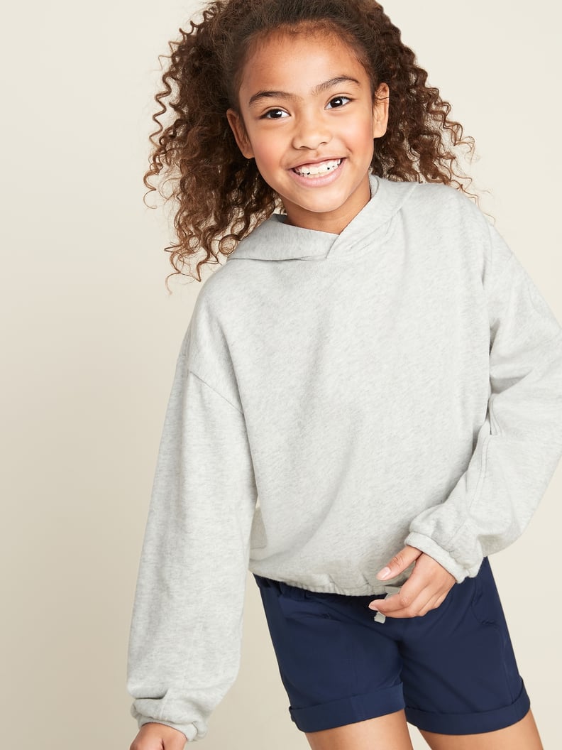 Old Navy Cropped French Terry Pullover Hoodie