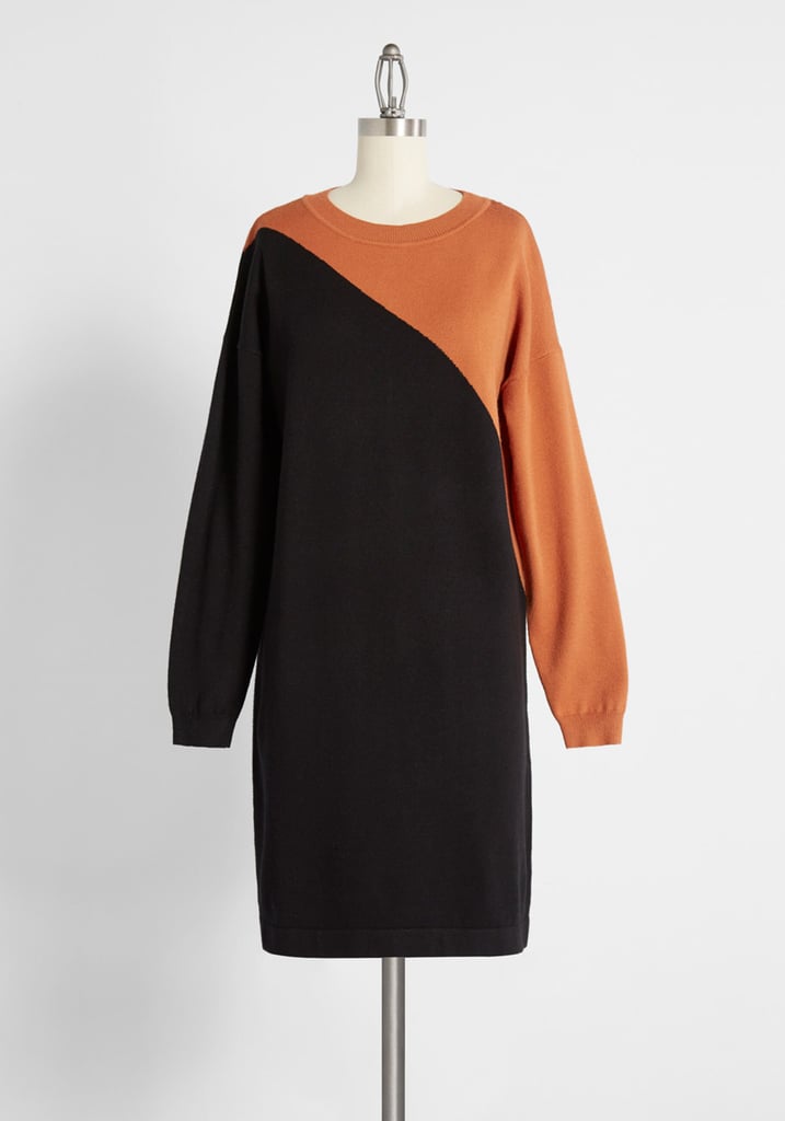 Asymmetrical Appeal Sweater Dress